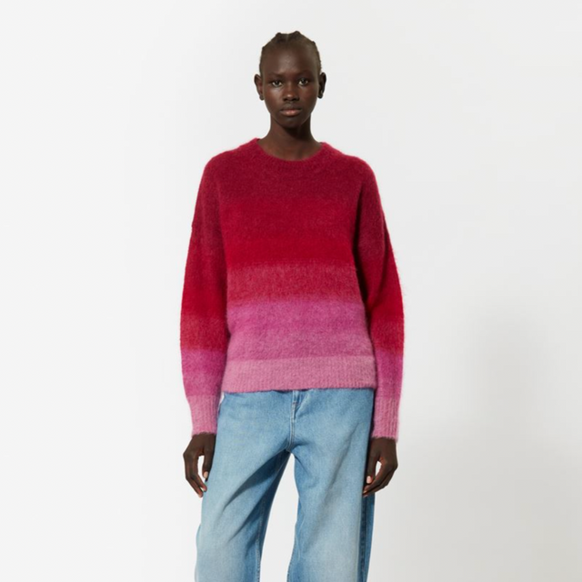 Drussell Mohair Sweater / Fuscia