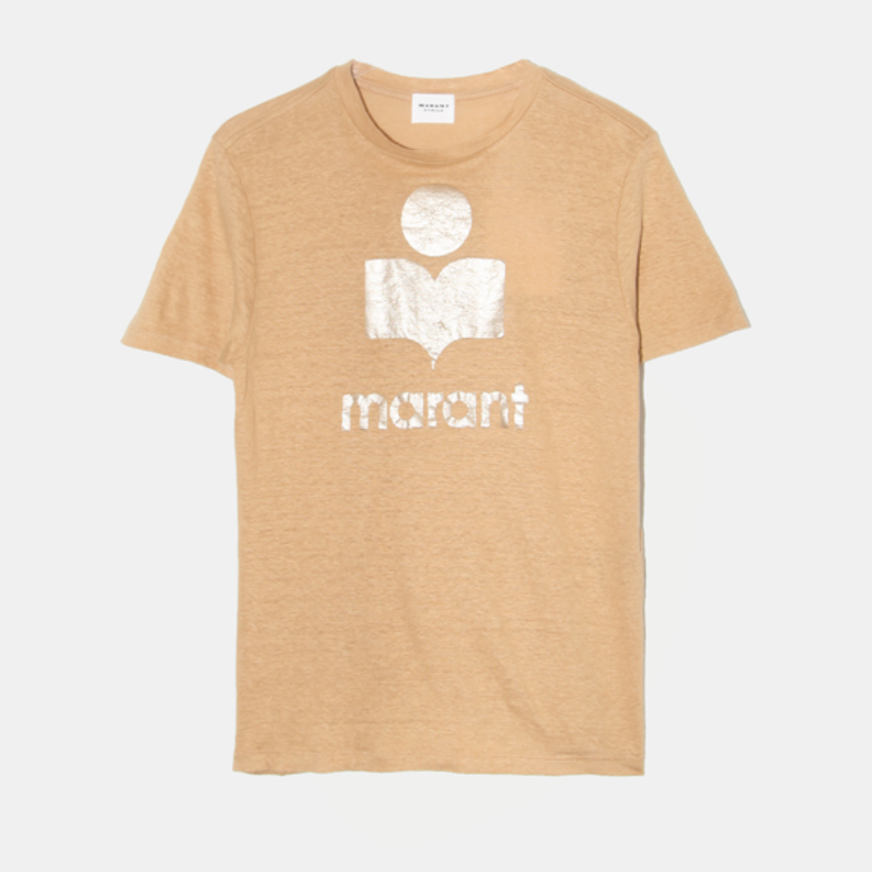 Zewel T-shirt / Sahara & light gold
