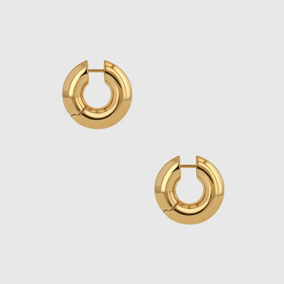 Small Bold Link Hoops