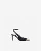 Damia Heels / Tweed Black